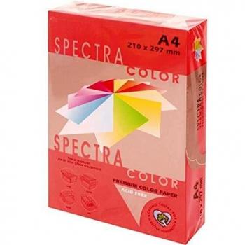Spectra IT250 - Papel color, paquete 500 hojas, A4, rojo intenso