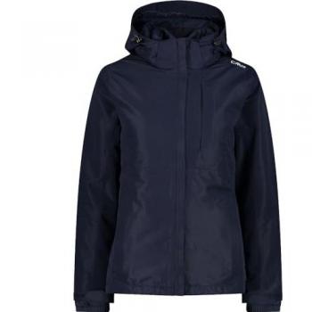CMP Women's Detachable Hooded Jacket - Dark Blue - Size 36