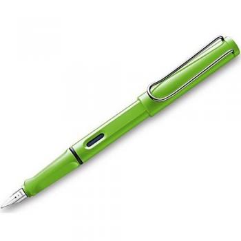Lamy Safari pluma estilográfica 013 pluma fina, verde