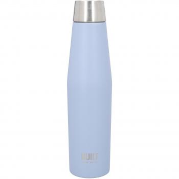 Botella de Agua Aislada de Acero Inoxidable 540ml con Tapa de Sellado Perfecto, Color Azul Ártico - BUILT New York