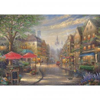 Schmidt Spiele Thomas Kinkade: Café en Munich - 1000 piezas