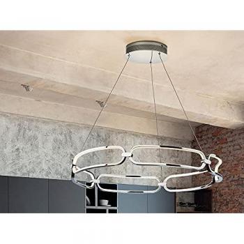Lámpara LED Colette Ø80 Cromo Regulable con Control Remoto