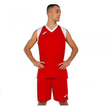 Conjunto Joma Final II Unisex Rojo y Blanco