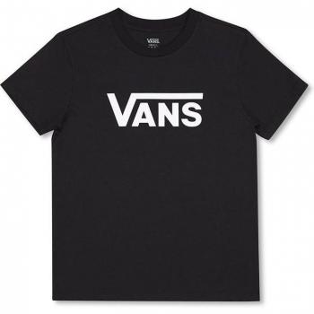 Camiseta de Manga Corta Mujer Vans Drop V SS Crew-B Negro