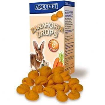 Arquivet Drops de Zanahoria - Snacks para roedores - 65 g