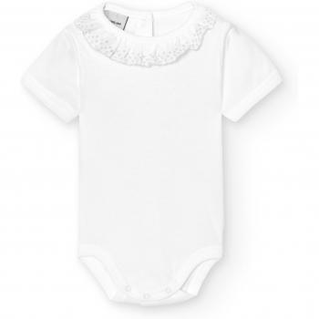 Pack de 2 bodys de bebé Babidu manga corta con cuello batista