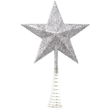 Remate Estrella Plata de 23 cm