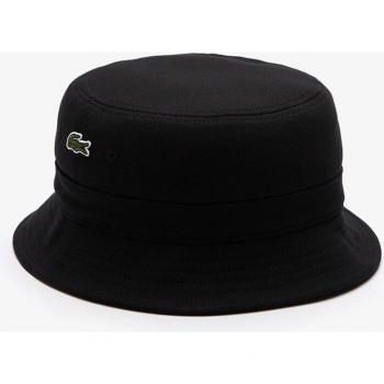 Lacoste Organic Cotton Bucket Hat - Black - Size L - Male