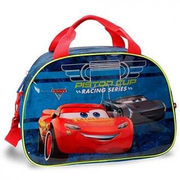 Disney Racing Series Bolsa de Viaje, 40 cm, 24.64 litros, Azul