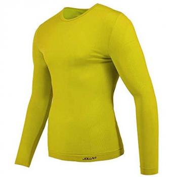 Camiseta Térmica de Rendimiento JOLUVI - Camiseta térmica amarilla, talla S, fabricada por Joluvi, modelo 232955