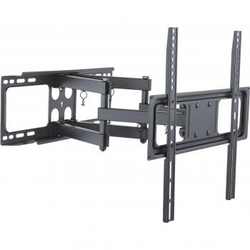 Soporte de pared para TV y Monitor PureMounts PM-FM41-400, inclinable y giratorio, distancia a la pared 53mm a 464mm, capacidad de carga 40kg, compatible con VESA hasta 400