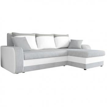 Sofá rinconero Comfivo 135 con función de descanso y caja de ropa de cama, 238 x 80 x 147 cm