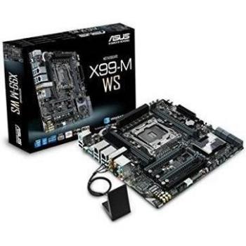 ASUS X99-M WS - Placa base, 4 x DIMM / DDR4 2133 MHz, 3 x PCI-E 3.0 x16 + 1 x PCI-E 2.0 x1