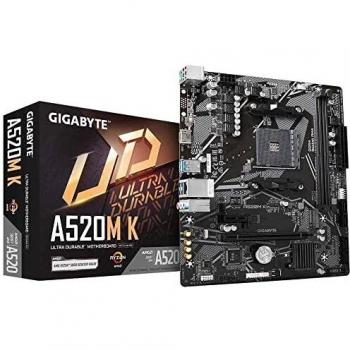 Gigabyte A520M K (rev. 1.0) Placa Base Micro ATX Socket AM4 AMD A520