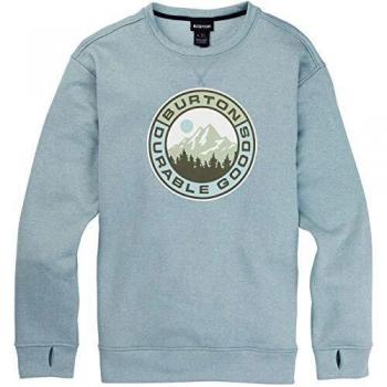 Burton Jersey de lana de roble para hombre, hombre, Ether Blue Heather, S