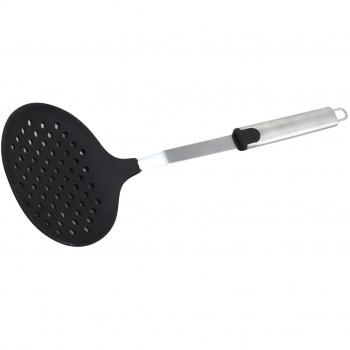 Fackelmann Espumadera Carolina, Acero, Negro e Inoxidable, Ø11,5cm