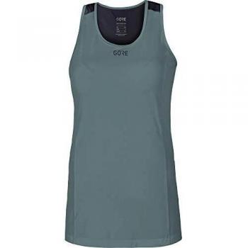 GORE WEAR R7 Camiseta sin mangas de mujer para running, 36, Nordic Blue/Black