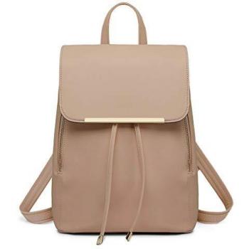Miss Lulu Bolso Mochila Mujer Casual Elegante Moda Sintético Cuero