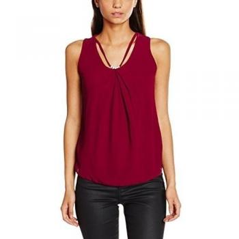 Hailys T SL P TP Miley, Tank Top para Mujer, Rot