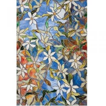 Efectos de luz 61 x 92 cm Película clemátide para ventanas