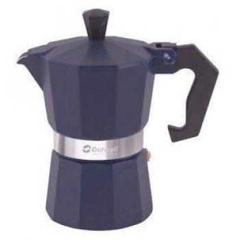Cafetera Espresso Italiana Outwell 2 Tazas Plateada 0,1 Litros