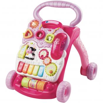 VTech Baby - Correpasillos andandín 2 en 1, Color Rosa, versión Alemana