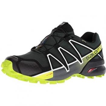 Salomon Speedcross 4 GTX, Calzado de Trail Running, Impermeable para Hombre, Verde
