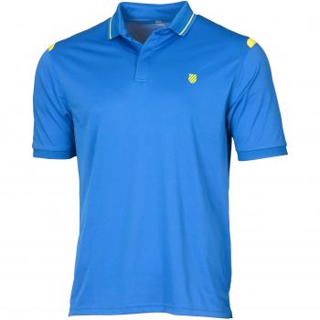 K-Swiss 101285426 Polo de Tenis, Hombre, Azul, L