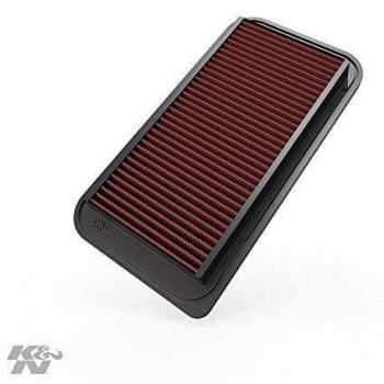 K&N 33-2252 Filtro de Aire Coche, Lavable y Reutilizable