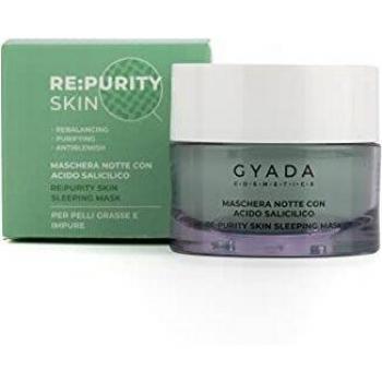 Gyada Cosmetics Re:PuritySkin Mascarilla Noche con Ácido Salicílico, 50 ml