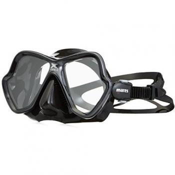 Mares X-Vision Ultra LS - Gafas de Buceo Unisex, Color Negro/Gris, Talla Bx Regular