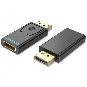 Vention HBKB0 Adaptador DisplayPort a HDMI, Macho a Hembra, 1080p, 60Hz, Color Negro