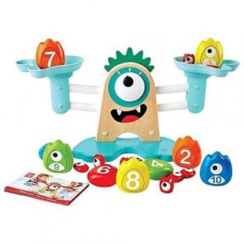 Hape E0511 Monster Math Scale - Colourful, Educational Wooden Toy