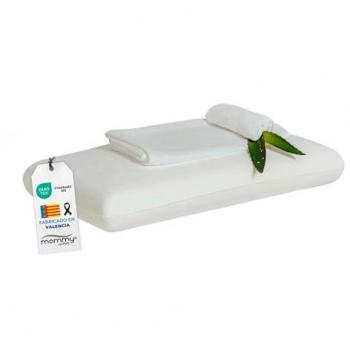 Almohada Viscoelástica 135 cm con Funda Lavable de Aloe Vera - Adaptable al Cuello, Antiácaros y Antibacterias, Termoreguladora - Fabricada en España