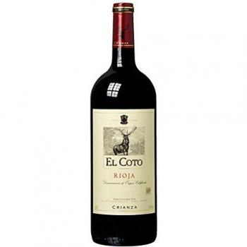 Magnum El Coto Crianza | Vino Tinto DOC Rioja | Variedad Tempranillo | Redondo, Afrutado, Equilibrado | 1500 ml