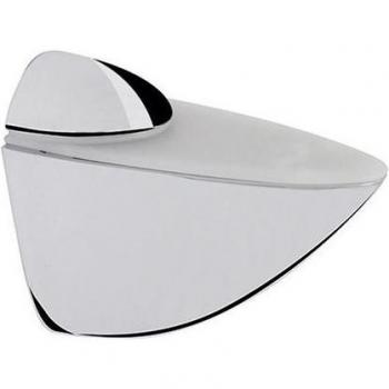 HERRAJES ALK - PELIKANO SOPORTE ESTANTE PARA CRISTAL Y MADERA. REGULABLE DE 0 A 40mm. ACABADO CROMO