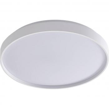 Lámpara de techo Lindby Smart LED Mirren, blanca, metal, CCT, Tuya, moderna para salón y comedor (1 llama), hecha de plástico