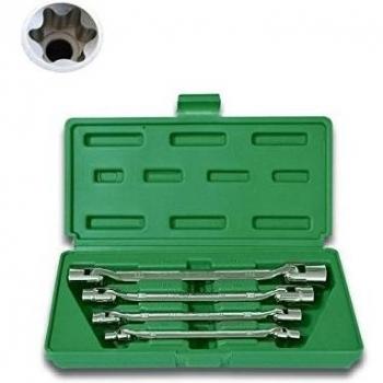 JBM 50622 - Pack de 4 llaves de vaso articuladas