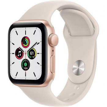 Apple Watch Series SE 2020 GPS 40mm - Gold Aluminium Case with Starlight Sport Band