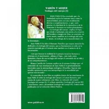 Varon y mujer. Teologia Del Cuerpo