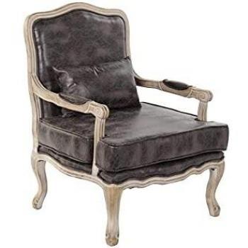 Sillón DKD Home Decor Marrón Poliuretano Madera de caucho (70 x 66 x 94 cm)