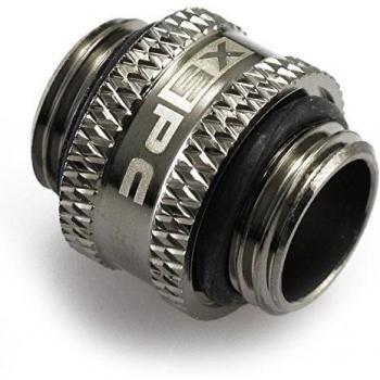 XSPC 1/2 G1/4 10mm Negro Chrome V2 - Racor