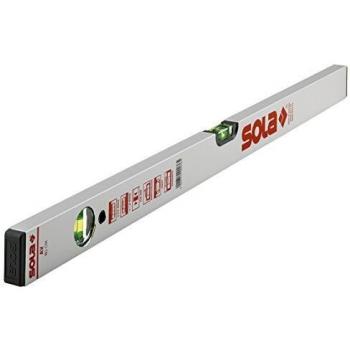 Sola AV - Nivel de aluminio de 200 cm con 2 burbujas de precisión FOCUS, único