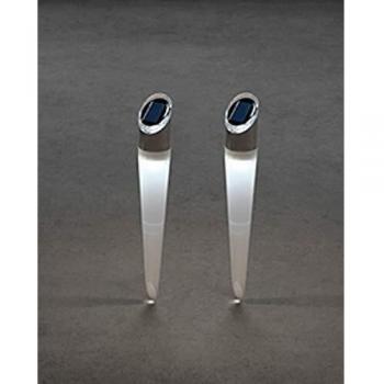Lámpara de jardín solar LED RGB Assisi set de 2