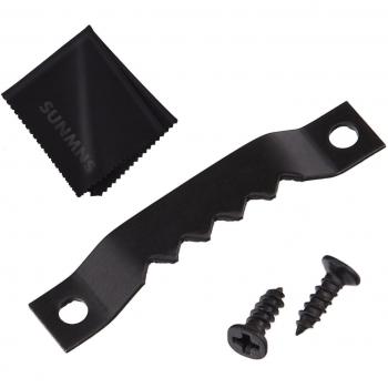 Sunmns - Paquete de 150 colgadores dentados para marcos de fotos con tornillos, color negro