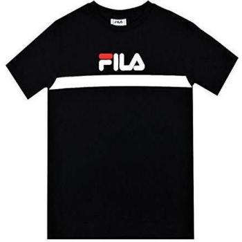 Fila Logo Classic 687674-002 - Camiseta para niño, color negro Negro
 11 años