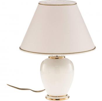 Lámpara de mesa GIARDINO marfil 1 bombilla Diámetro 25 Cm