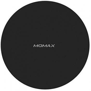 MOMAX Q.Pad Max 15 W Fast Qi Certificado Cargador Inalámbrico Delgado PowerWave Pad Qi Certificado Base de Carga Base para Oficina en Casa G Gris UD12E