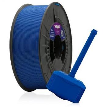 Filamento PLA Winkle Tough Azul Oscuro 1,75 mm 1000 gr Super Tenacidad Dureza Bobina 1kg