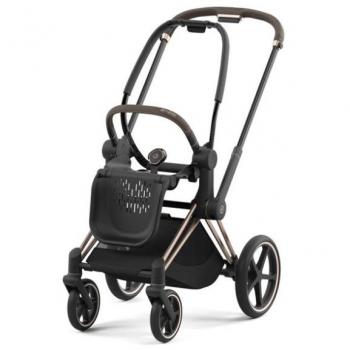 Cybex Priam Rosegold Sepia Black - Cochecito bebé dos piezas